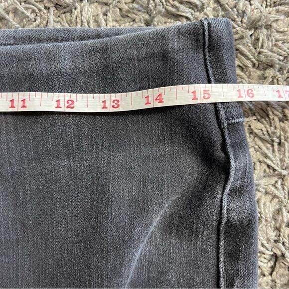 Soft Surroundings Jeans SZ M Cropped Pull-On Denim Ankle Black Stretch Denim - Picture 5 of 7